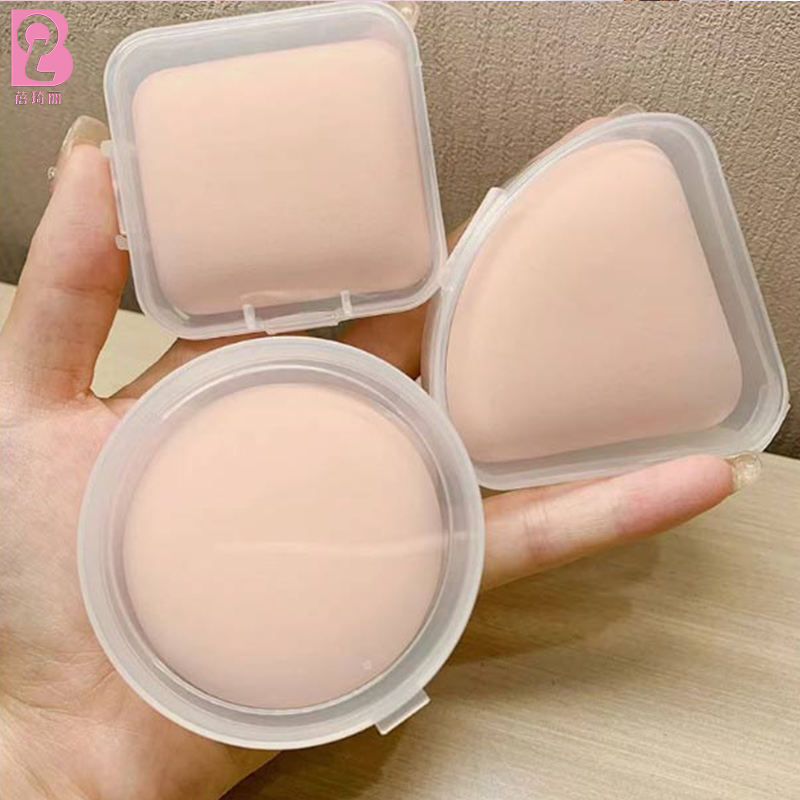 Beiqili Waterdrop Shape Makeup Sponge Loose Cushion Puff Power Cosmetic Puffs for Body Powder Marshmallow Finger Style