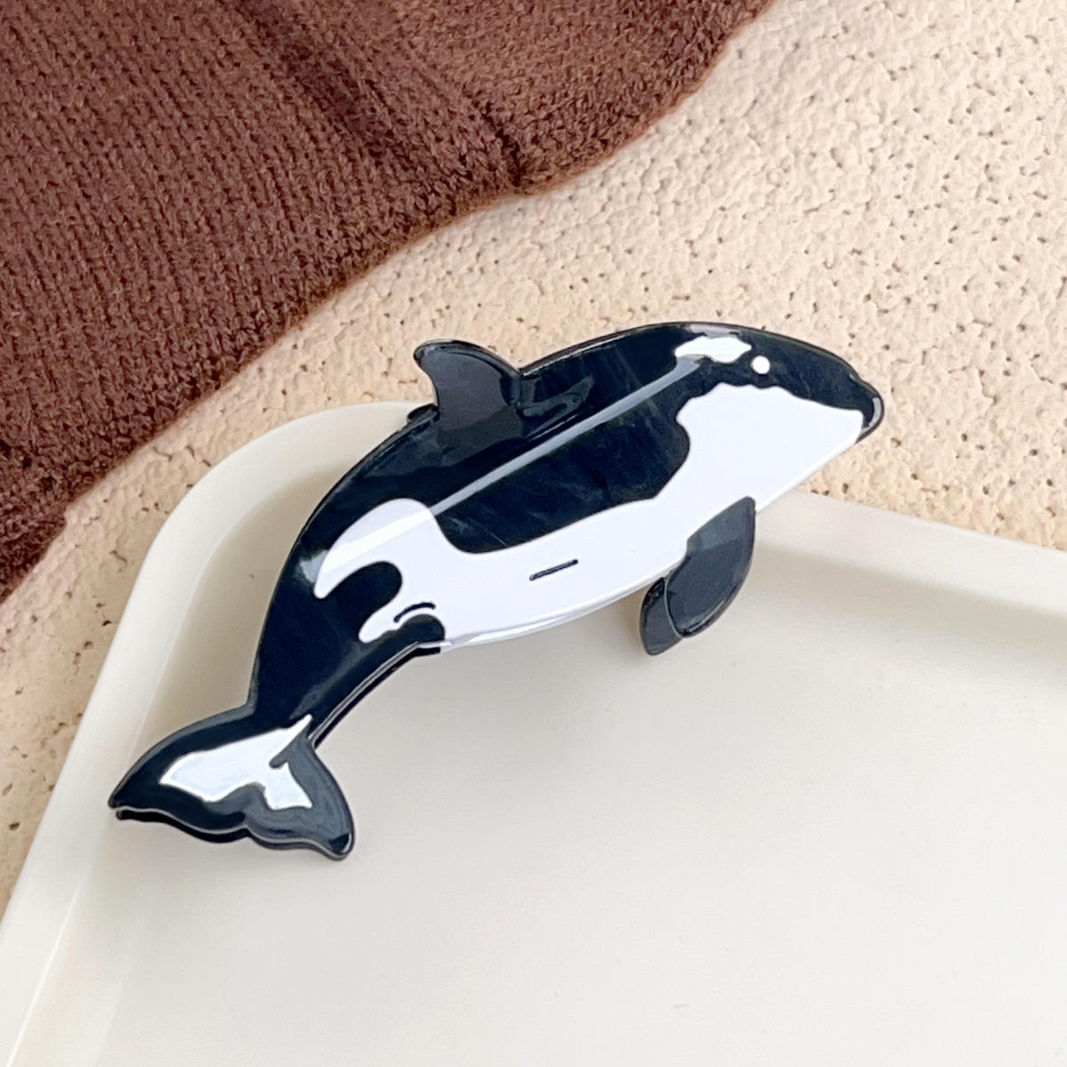 Customize Wholesale European and American Style Cute and Fashion Sea Cartoon Marine Acetate Hair Clips