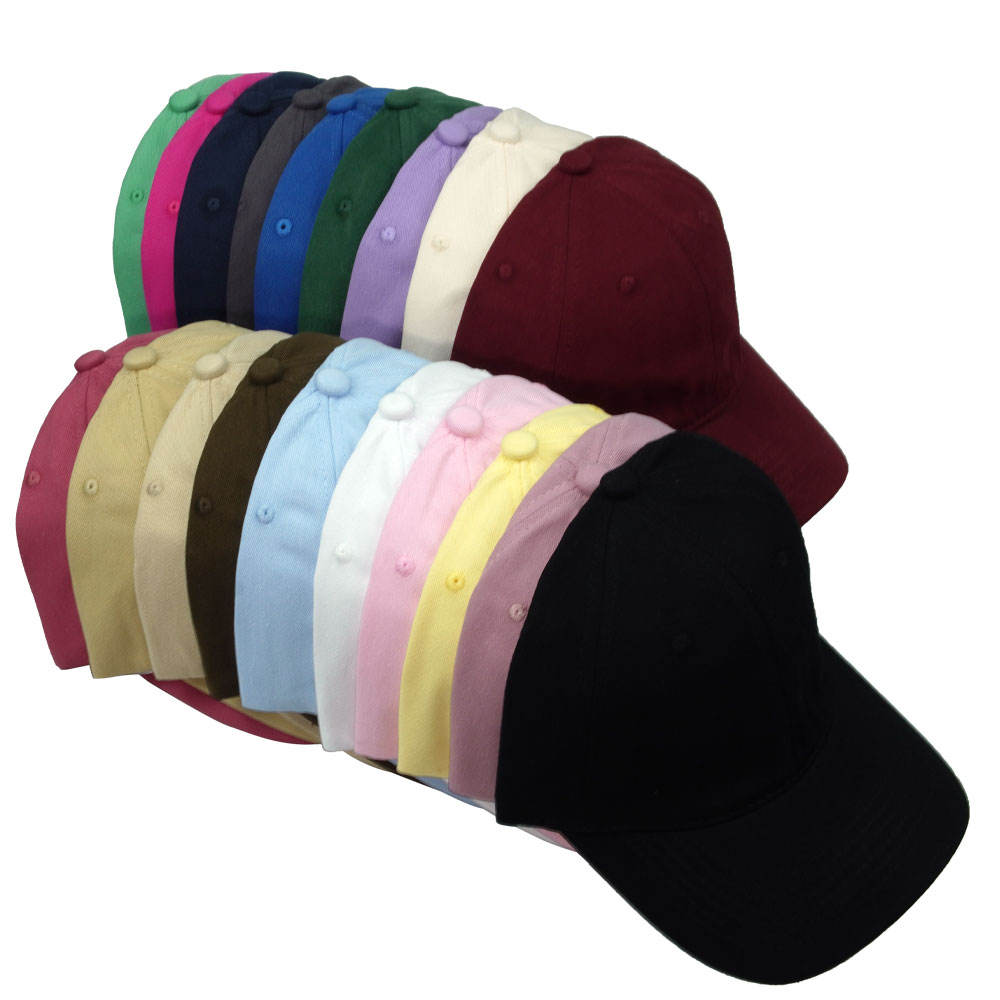 Wholesale 100% Cotton Custom Blank Unstructured Baseball Cap 6-Panel Soft Gorras for Outdoor Sports Fashionable Embroidery Hat